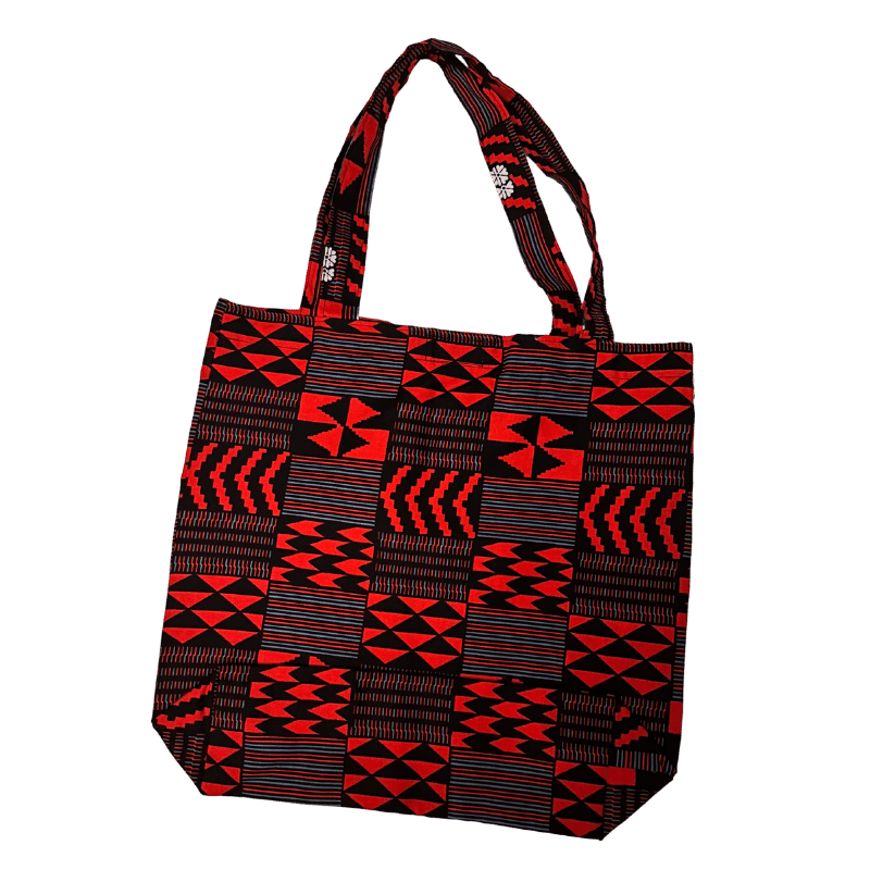 African Print Tote Bag Pattern 3 - Pearl Africa