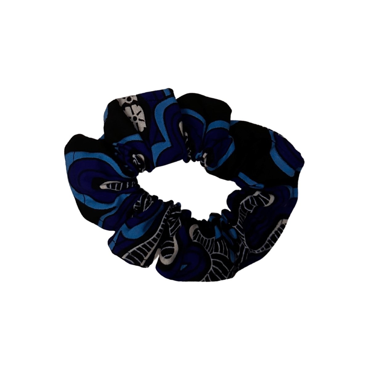 African Print Hair Scrunchie Patterns 4-7 - Pearl Africa