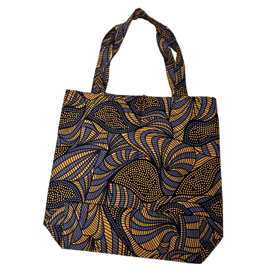 African Print Tote Bag Pattern 5 - Pearl Africa