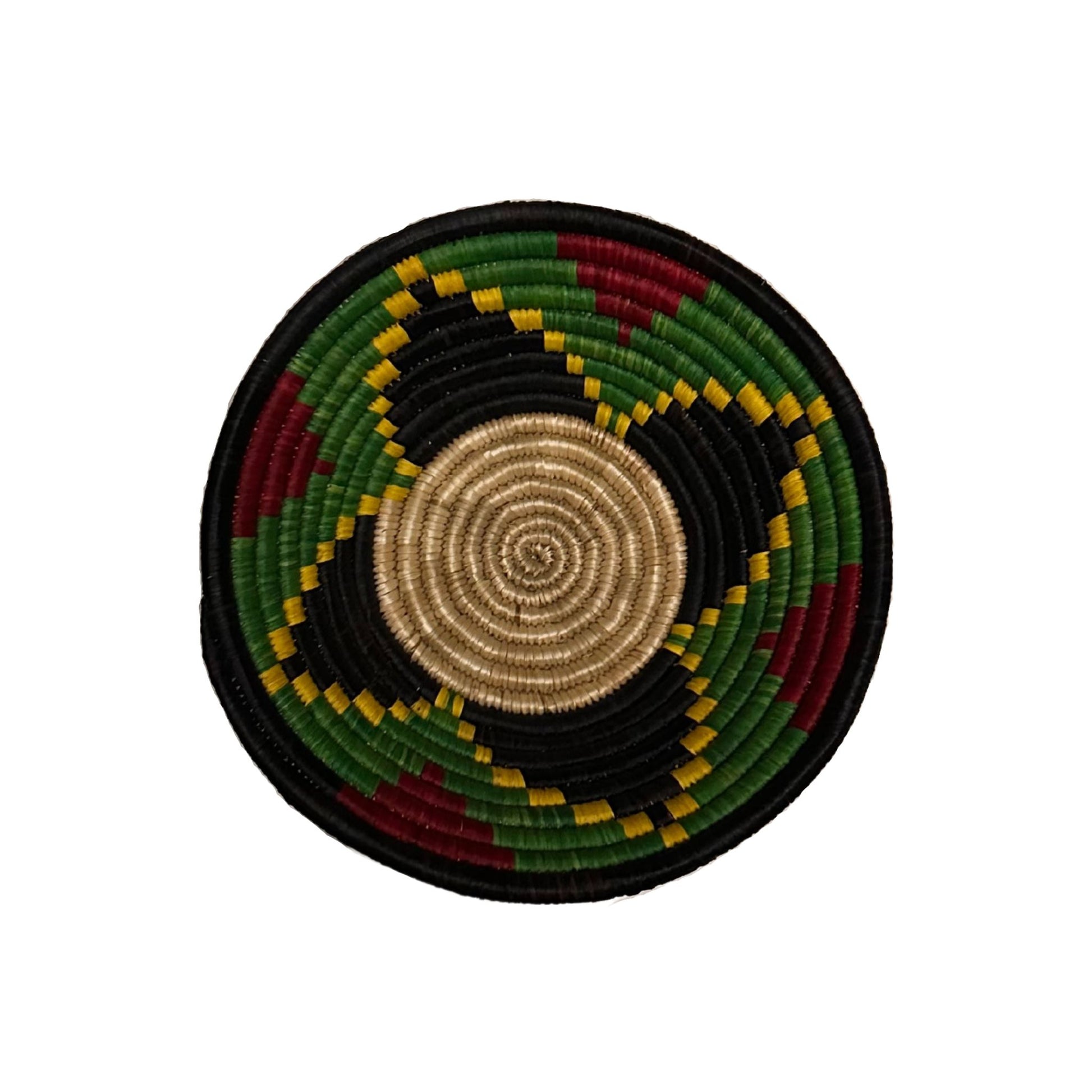 Ugandan Raffia Basket (Small) Pattern 7 - Pearl Africa