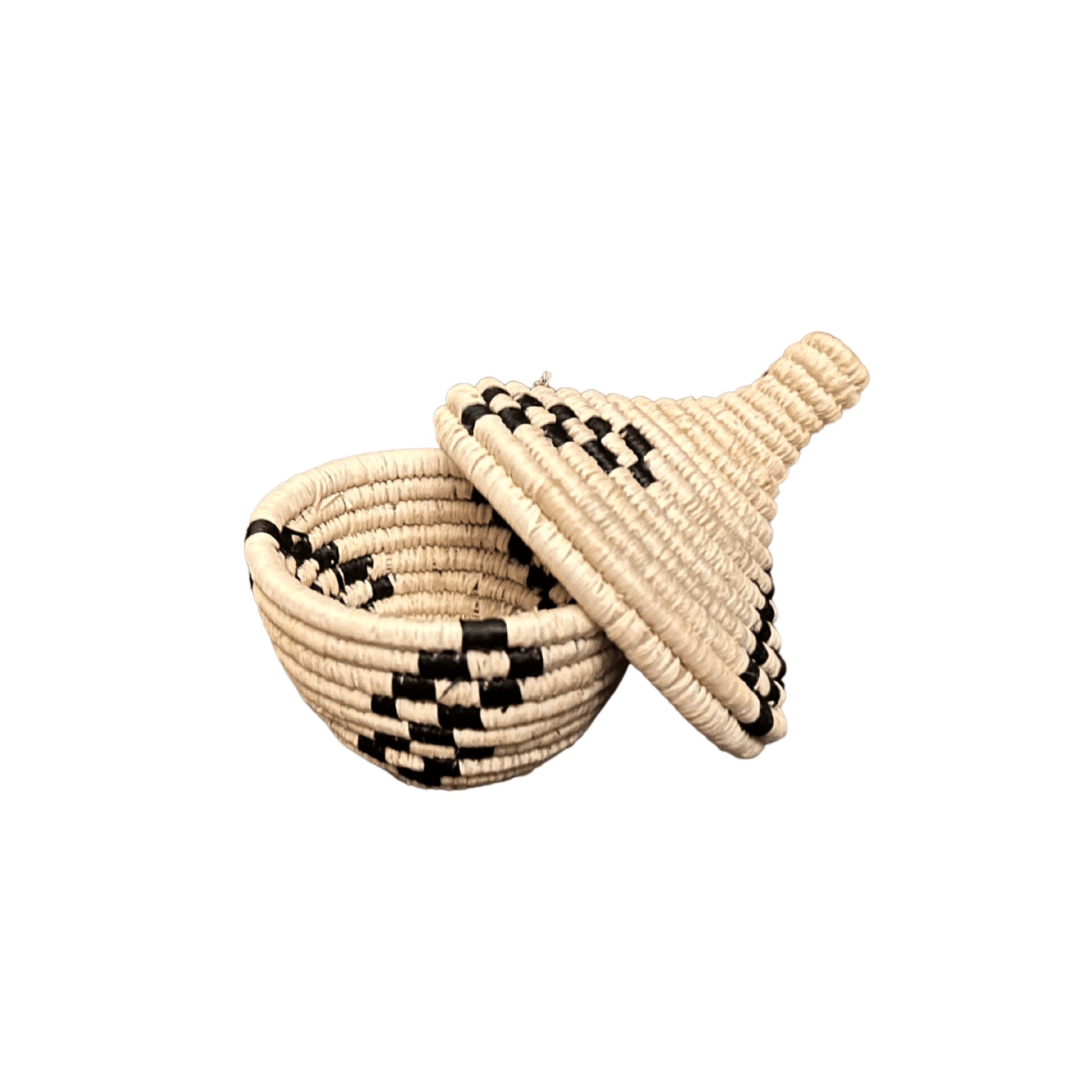 Ugandan Storage Basket (Small) Handwoven Basket My Store Pattern 2 