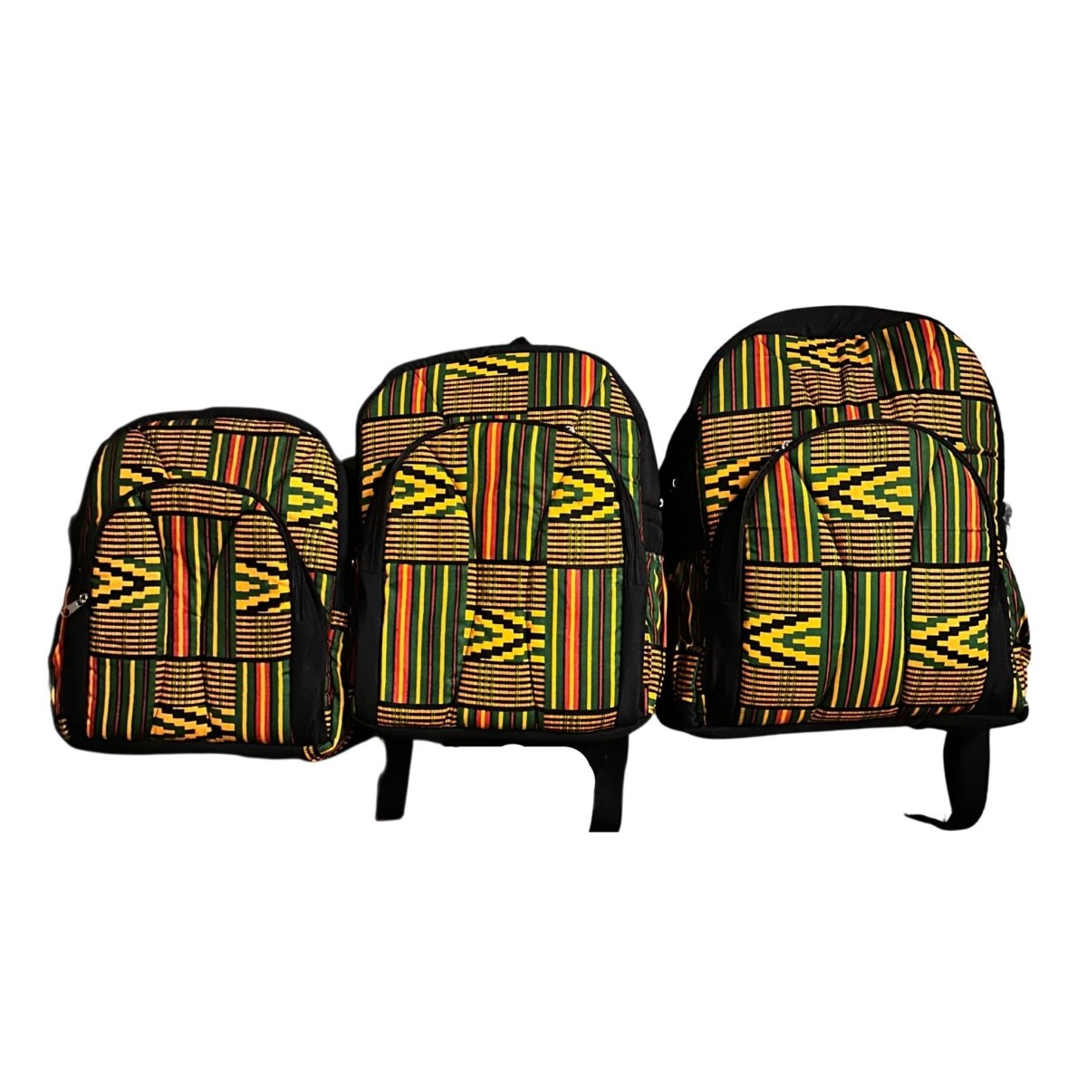 Fabric Backpack with African Print Pattern 1 - Pearl Africa