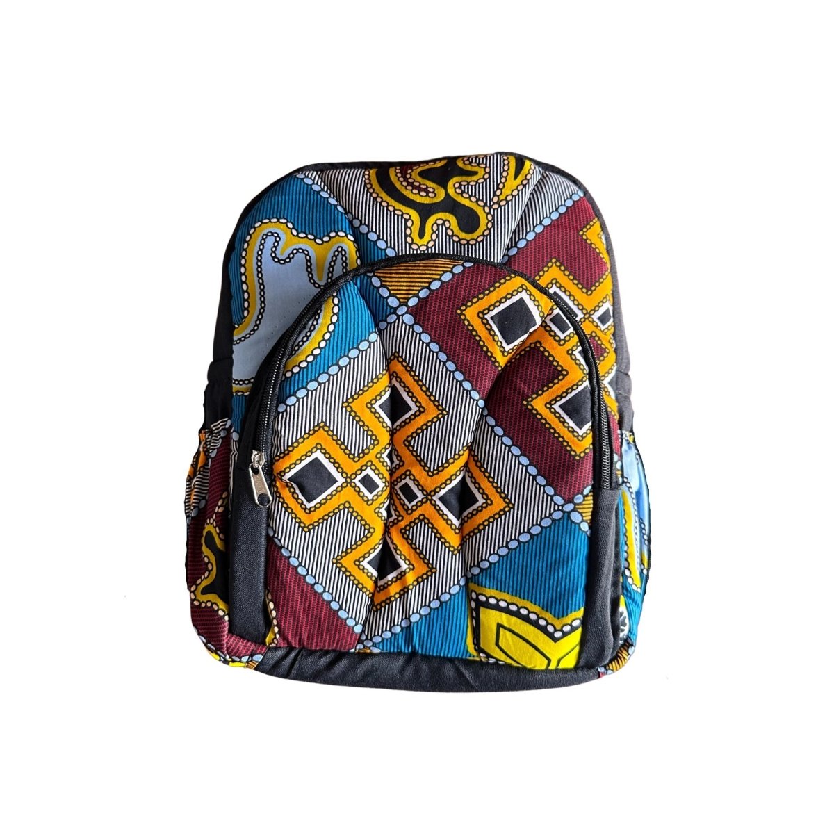 Fabric Backpack with African Print Pattern 2 - Pearl Africa